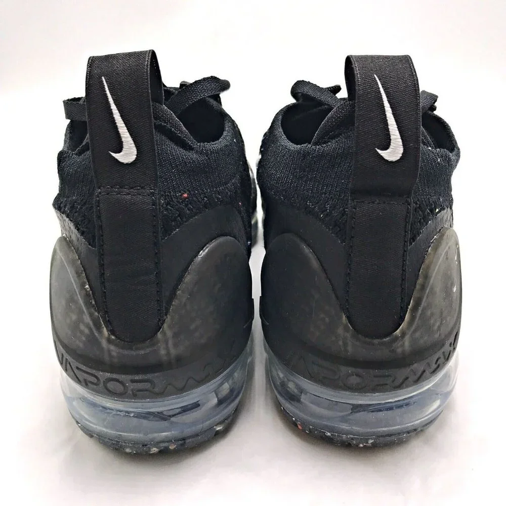 Nike Air Vapormax 2021 FK Flyknit Black Silver White DC4112-002 Womens S… - Picture 2 of 7